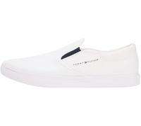 Tommy Hilfiger Vulc Core Slip on Fm0fm05689, Parte Superior Baja Hombre, White (White), 40.5 EU