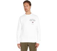 Tommy Hilfiger WCC Arched Varsity Sweatshirt MW0MW33643 Sudaderas, Blanco (White), XL para Hombre