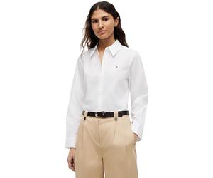 Tommy Hilfiger Women’s Regular Fit Poplin Shirt with Pointed Collar