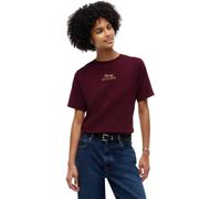 Tommy Hilfiger Women T-Shirts Gold Script MDRN C-NK S/S TEEWW0WW51725 Red (Deep Burgundy), S