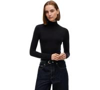 Tommy Hilfiger Women T-Shirts Soft Slim Mockneck LS TOPWW0WW52361 Black (Black), XL