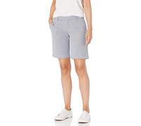 Tommy Hilfiger Women's Hollywood 9 Inch Chino Short (Regular and Plus), Blue/White, 16
