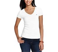 Tommy Hilfiger Women's Short Sleeve V-Neck Flag T-Shirt