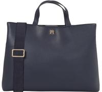 Tommy Hilfiger TH Essential SC Workbag Corp AW0AW16085, Bolsos Bandolera para Mujer, Azul (Space Blue), OS