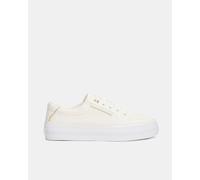 Tommy Hilfiger Zapatilla de algodón reciclado con plataforma. Blanco Hueso 36