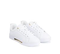 TOMMY HILFIGER Zapatillas Chique de piel. Color Blanco