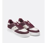 TOMMY HILFIGER Zapatillas con suela de cuero. Color blanco/marrón