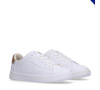Tommy Hilfiger Zapatillas de Cordones para niña, Jack, Blanco/Platino, 32