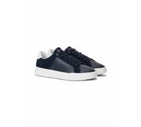 TOMMY HILFIGER Zapatillas de piel. Color Azul Marino