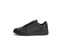 Tommy Hilfiger Hombres TH Basket Core Leather FM0FM05927 Low Top, Negro, 7