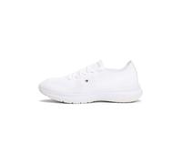 Tommy Hilfiger Runner Sneaker Mujer Knit Low Top, Blanco (White), 37