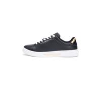 Tommy Hilfiger Essential Chic Court FW0FW09019 Low Top - Tenis para Mujer, Color Negro (Negro), Talla 37, Black, 37 EU