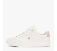 Tommy Hilfiger Essential Chic Court Sneaker Fw0Fw08322 Zapatillas Bajas para Mujer, Blanco (Ancient White), 37 EU
