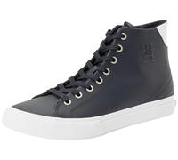 Tommy Hilfiger Zapatillas para Hombre Sneaker High-Top, Azul (Desert Sky), 45