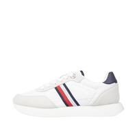 Tommy Hilfiger Zapatillas para Mujer Runner Sneaker Zapatillas de Deporte, Blanco (White), 36 EU