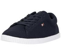 Tommy Hilfiger Zapatillas sneaker de punto Mujer Flag Lace Up Calzado, Azul, 37
