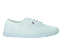 Tommy Hilfiger Zapatillas sneaker Mujer Canvas Lace Up Calzado, Blanco (White), 36