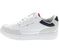 Tommy Hilfiger Zapatillas Sneaker para Hombre, Blanco (Calico), 46