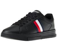 Tommy Hilfiger Zapatillas Supercup LTH Stripes ESS Fm0fm04895Cupsole para Hombre, Black, 46 EU