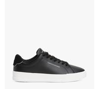 Tommy Hilfiger Court Sneaker Mujer Detail Essential de Piel, Negro (Black), 45