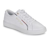 Tommy Hilfiger Mujer Sneaker Suela Cupsole Tommy Signature Zapatillas, Blanco (White), 37 EU