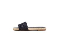 Tommy Hilfiger Sandalias Mujer Knit Mesh Alpargata con malla, Azul (Space Blue), 37