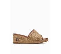 TOMMY HILFIGER - Zueco Tommy Hilfiger Th Rope Wedge Sandal beige 40