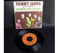 TOMMY JAMES & THE SHONDELLS - crimson & clover / sweet cherry wine 45 rpm single