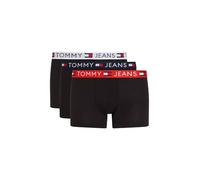 Tommy Jeans 3P Trunk WB UM0UM03289 Boxer, Naranja (Hot Heat/Whte/Drk Ngh Nvy), S para Hombre