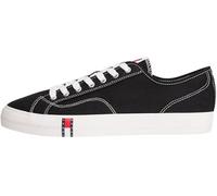 Tommy Jeans Archive Vulc Y2K EM0EM01674 Low Top para Hombre, Color Negro (Negro), Talla 10 UK