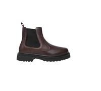 Tommy Jeans Botas Chelsea Hombre de piel, Marrón (Velvet Brown), 46 EU