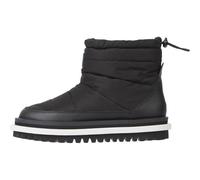 Tommy Jeans Botines de caña baja Mujer Padded Flat Boot con forro, Negro (Black), 36