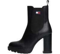Tommy Jeans TJW LEATHER HEEL BOO 39 Negro