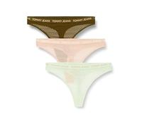 Tommy Jeans Braguitas Pack de 3 Mujer con encaje, Multicolor, XL