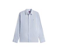 Tommy Jeans Camisa azul claro / marrón / blanco XL azul claro / marrón / blanco