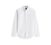 Tommy Jeans TJM Camisa Oxford de Rayas Delgadas EXT DM0DM20668 L/S, Color Azul (Iris nórdico/Rayas), L, Azul (Nordic Iris/Stripes), L