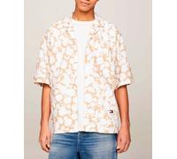 Tommy Jeans Camisa de hombre estampada de manga corta relaxed fit. Estampado M