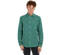 Tommy Jeans Camisa Hombre Check Shirt Manga Larga, Verde (Green Malachite Check), S