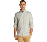 Tommy Jeans Camisa Hombre Stripe Oxford Slim Fit, Multicolor (Dark Night Navy Stripe), S