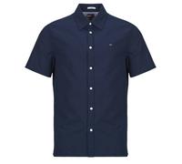 Tommy Jeans Camisa manga corta TJM REG SEERSUCKER SHIRT EXT in Marino EU M