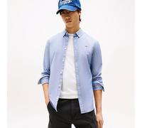 Tommy Jeans Tjm Slim Stretch Oxford Shirt Dm0dm09594 Camisa de manga larga, Azul (Twilight Navy), L Hombre