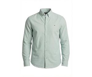 Tommy Jeans Camisa reg Oxford l5y Bahama Green, verde, XXL