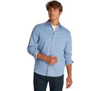 Tommy Jeans Camisa Vaquera Hombre Regular Fit con Botones, Azul (Denim Light), XL