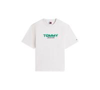 Tommy Jeans Camiseta '90S ' gris claro / verde / negro XL gris claro / verde / negro