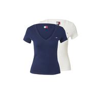 Tommy Jeans Camiseta azul oscuro / blanco XS azul oscuro / blanco