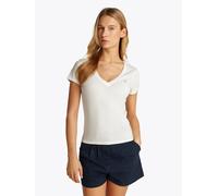 Tommy Jeans Camisetas de Manga Corta Mujer Pack de 2 con Cuello de Pico