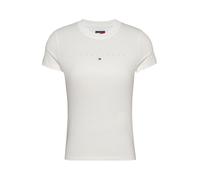 Tommy Jeans Camiseta crema / blanco, Talla XS