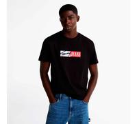 Tommy Jeans Camiseta de cuello redondo DM0DM20365-BDS M