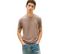 Tommy Jeans Camiseta de Manga Corta Hombre tee con Cuello Redondo, Marrón (Ivy Mink Htr), XL