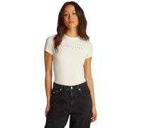 Tommy Jeans Tjw Slim Linear Tee DW0DW18398 L Blanco
